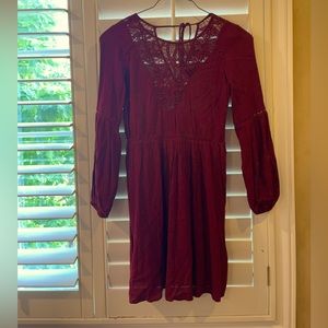 American eagle Boho long sleeve dress